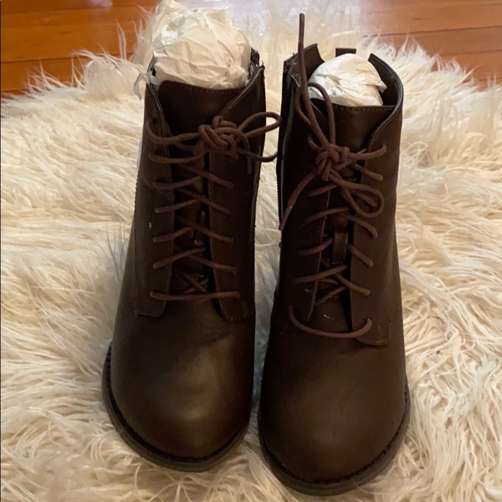 Wedge booties